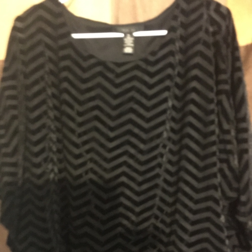 Black velveteen feel